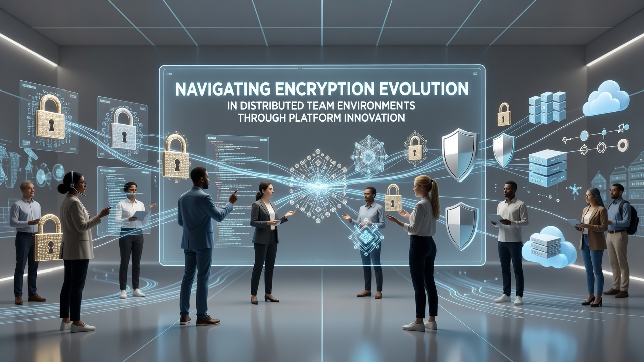 Navigating Encryption Evolution in Distributed Team Environments Through Platform Innovation
